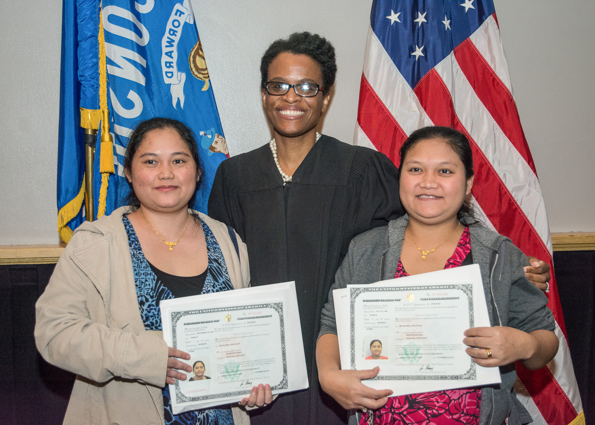 U.S. Citizenship And Immigration Services Naturalization Ceremony